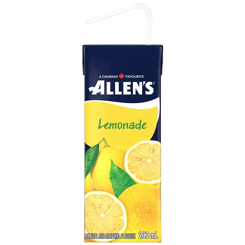 Boîtes de jus de limonade Allen's 8 x 200 ML