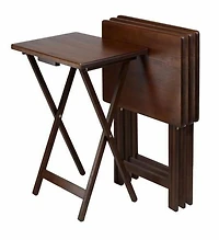 Winsome Alex Set of 4 Single Snack Tables