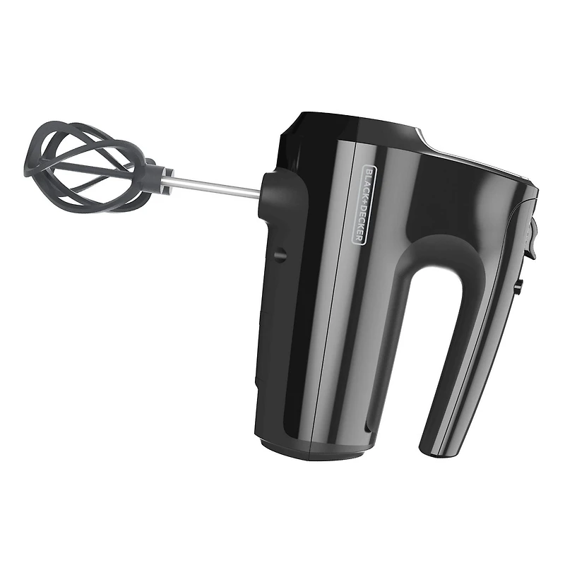 BLACK+DECKER Helix Performance Premium Hand Mixer, 5-Speed Mixer, Black, MX610BC
