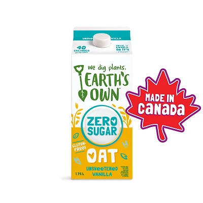 Earth's Own Boisson à l'avoine zéro sucre vanille 1,75L Boisson à l'avoine 0 Suc 1,75L