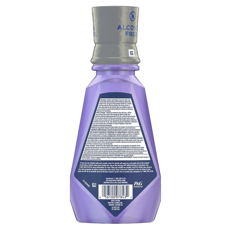 Crest Pro-Health Advanced Extra Deep Clean Mouthwash, 1 l
