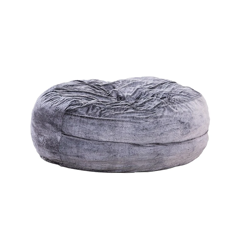 Sealy® Bala 5ft Faux Fur Memory Foam Bean Bag - Taupe