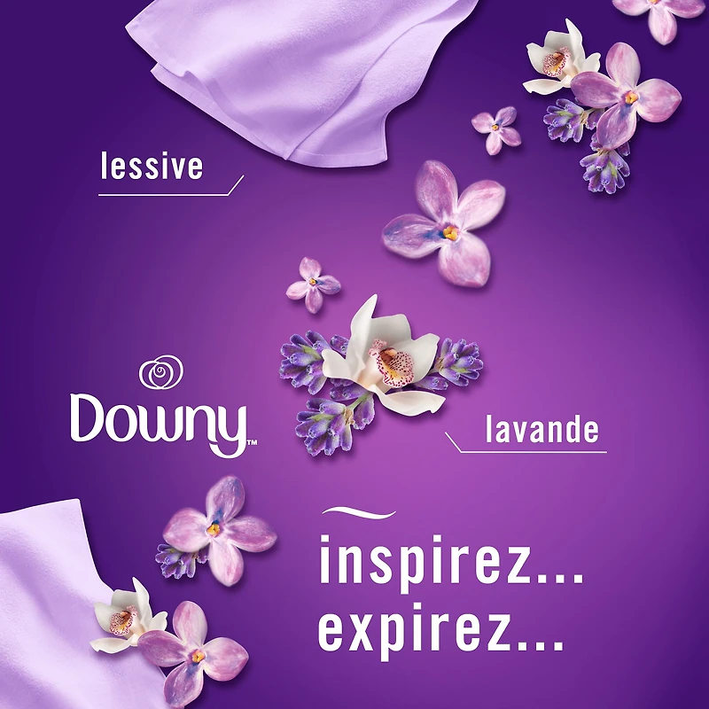 Assainisseur d’air en vaporisateur Febreze Tissu, désodorisant de tissu qui combat les odeurs, parfum Downy Calme 500 mL