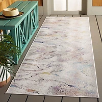 SAFAVIEH Rainbow Valentina Abstract Indoor/Outdoor Area Rug