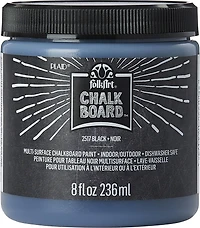 Folkart Chalkboard Paint Black 8 oz, Chalkboard Paint