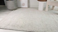 Rug Branch Maya Modern Checkered Beige Black Indoor Hand-Tufted Area Rug