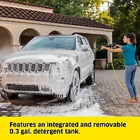 Karcher K1800PS Cube Electric Power Pressure Washer with Turbo, 15°, & Soap Nozzles