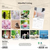 Mindful Living 2026 Square Flap Brush Dance