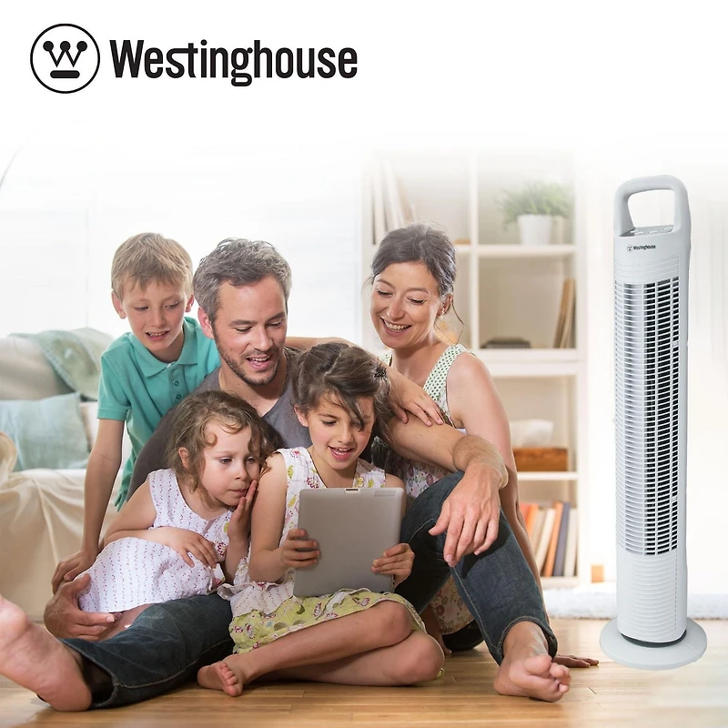 WESTINGHOUSE 32" OSCILLATING TOWER FAN