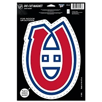 Montreal Canadiens Die Cut Logo Magnet 6.25" x 9"