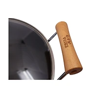 Verka Anodised Iron Wok (Karahi) 28cm Two Ear w/Lid, Endless range of dishes