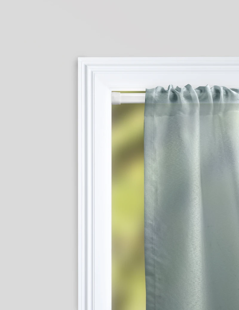 Mainstays Oval Spring Tension Window Curtain Rod, No Drilling, Adjustable