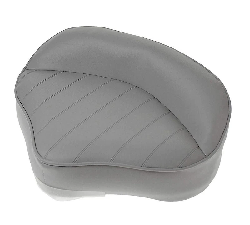 Blue Dog Marine Pro Pedestal Casting Seat (Gray), 15"(W) x 12"(D) x 6"(H) Cast Seat, Standard 4-Bolt Mounting Casting Deck Seat