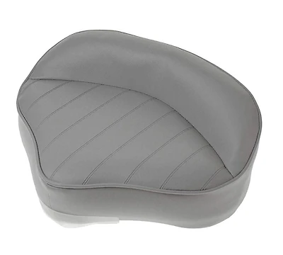 Blue Dog Marine Pro Pedestal Casting Seat (Gray), 15"(W) x 12"(D) x 6"(H) Cast Seat, Standard 4-Bolt Mounting Casting Deck Seat