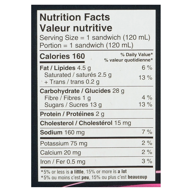 Chapman's Super Sandwich Neapolitan Ice Cream in a Box 12 x 120 ml