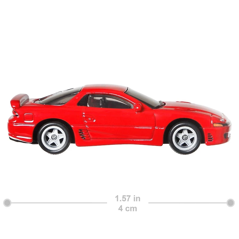 Véhicules Circuit Legends Car Culture Hot Wheels Mitsubishi 3000GT VR4 , pour les enfants de 3 ans et plus, collection haut de gamme de véhicules de culture automobile à l’échelle 1:64