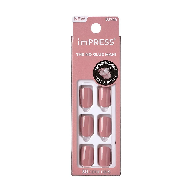 KISS ImPRESS Color - 30 faux ongles, courts Gel en minutes