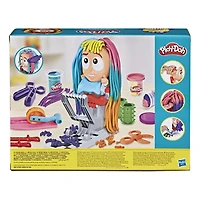 Play-Doh, salon de coiffure Coiffeur créatif, jeu créatif pour enfants à partir de 3 ans, 8 pots de 56 g de Play-Doh tricolore atoxique À partir de 3 ans