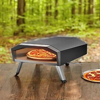 Westinghouse 12" Outdoor Gas Artisan Pizza Oven with Rotating Stone