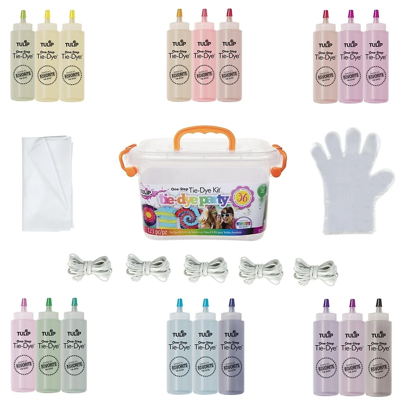 Grande trousse des fêtes de teinture au nœud de Tulip