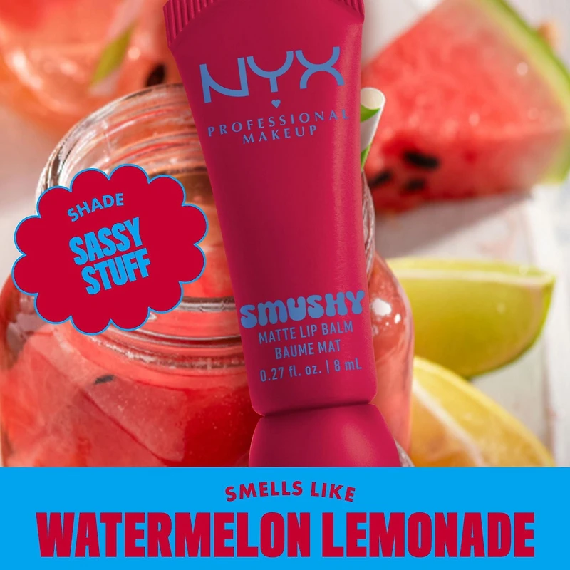 NYX Professional Makeup Baume à lèvres mat Smushy Tenue confortable