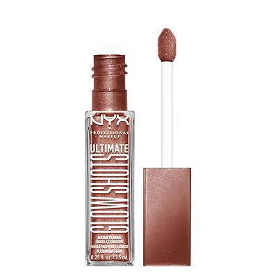 NYX PROFESSIONAL MAKEUP, Ombre à Paupières Ultimate Glow Shots, Ombres à paupières liquides, Tenue 12 hres - TWISTED TANGERINE Ombre à paupières liquide