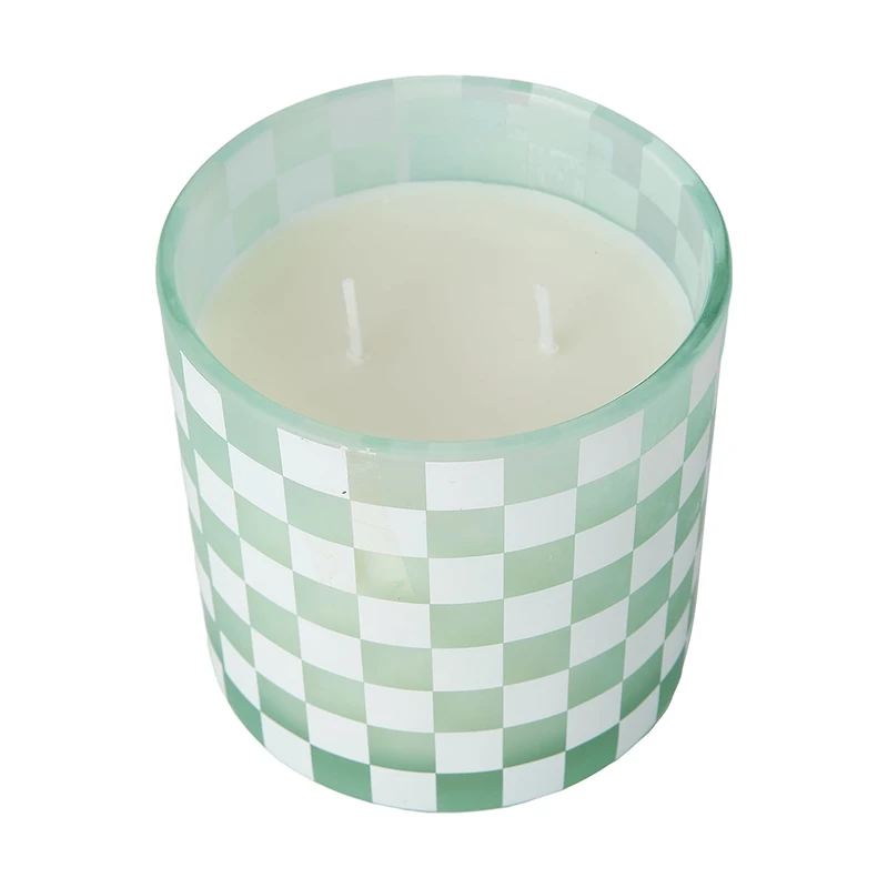 Bougie Parfumée Anko Green Check BOUGIE À CARREAUX VERT