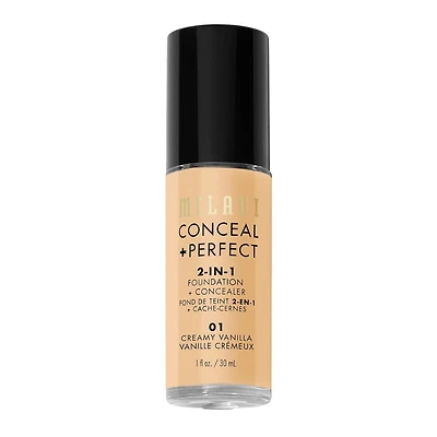 Milani Conceal+Perfect 2-in-1 Fond de teint et correcteur Milani Conceal+Parfait 2-en-0