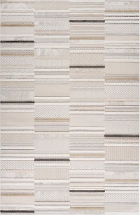 Rug Branch Maison Modern Indoor Area Rug, Beige Cream, Abstract - Living Room, Bedroom, Dining Room, and Kitchen