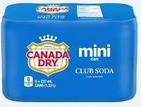 Soda club Canada DryMD - Emballage de 6 mini-canettes de 222 mL 222ml x 6
