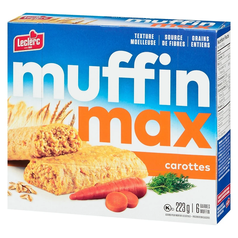 Muffin Max Barres Muffin Carottes