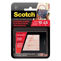 Attaches extrêmes Scotch®, RFD7021, Noir