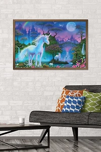 Unicorn Meadow Wall Poster