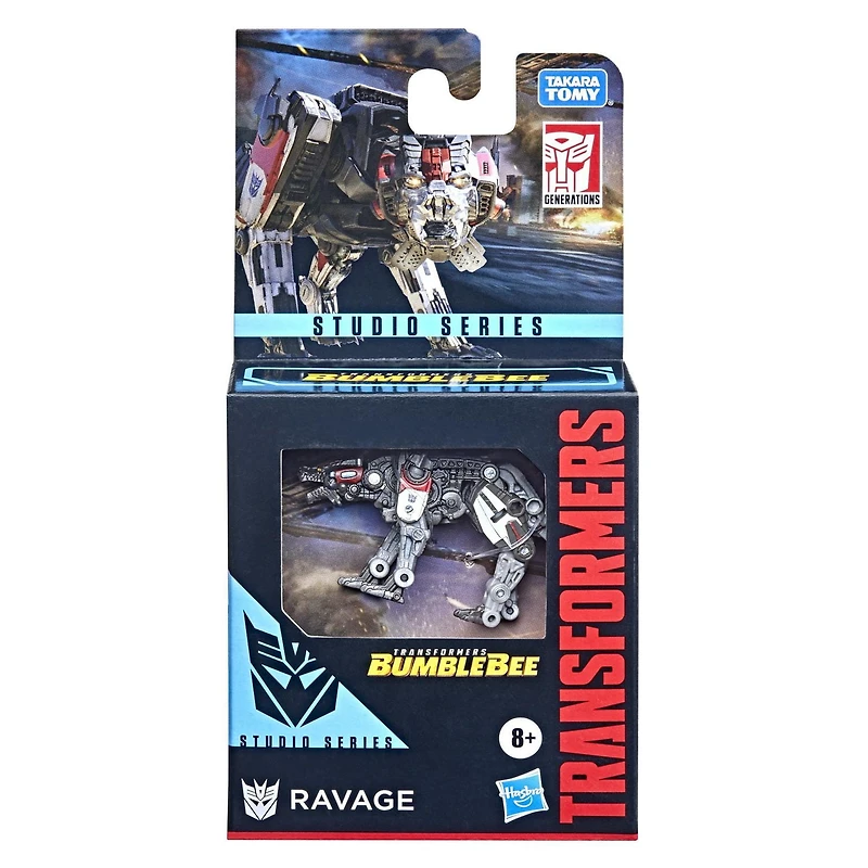 Transformers Studio Series, figurine Ravage Transformers: Bumblebee classe Origine de 8,5 cm, à partir de 8 ans