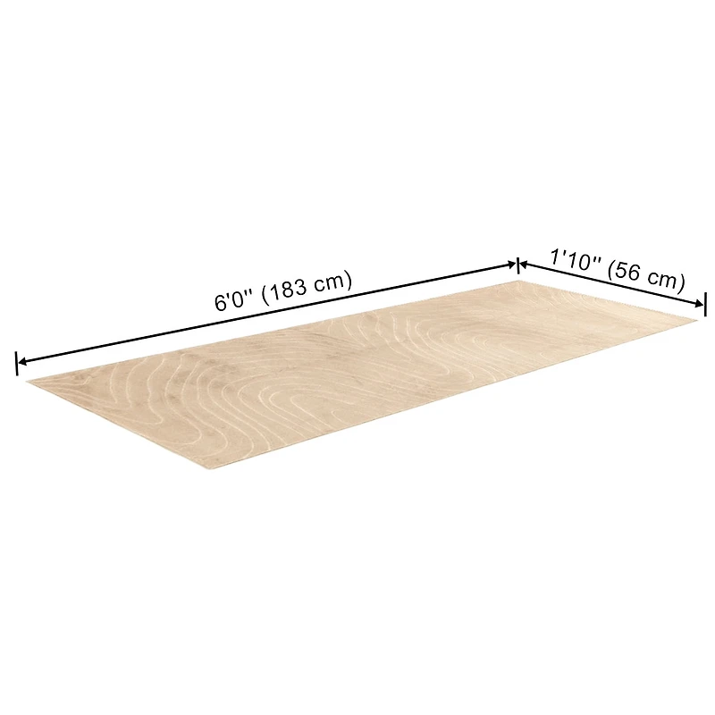 Tapis Somos Lavable A la Machine Contemporain/Moderne pour Salon, Chambre, Salle Manger, Entrée, Couloir et Plus Encore.