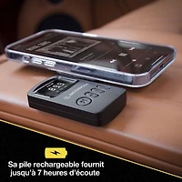 Scosche BTTRFM-RP FM BluetoothTransmitter & Wireless Audio Receiver w/ USB-C to USB-C Charging Cable, BT Trans/Rcvr & FM Trans
