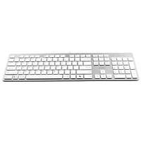 Clavier de bureau à commutateur ciseaux multi-OS (blanc)