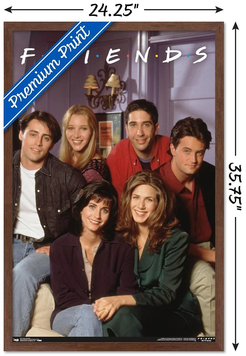 Friends - Apartment Wall Poster, 22.375" x 34"