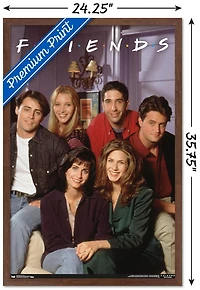 Friends - Apartment Wall Poster, 22.375" x 34"