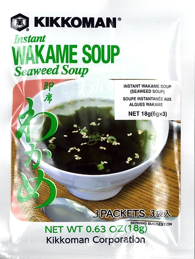 KKM SOUPE INSTANTANÉE AUX ALGUES WAKAME 18g