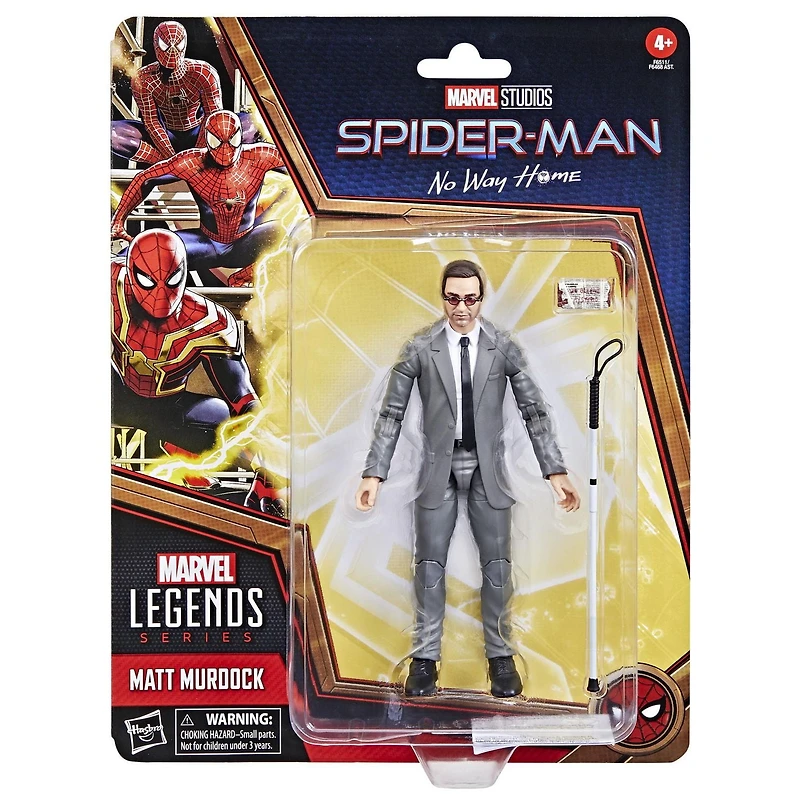 Hasbro Marvel Legends Series Matt Murdock, Spider-Man: No Way Home Collectible 6 Inch Action Figures, Ages 4 and Up