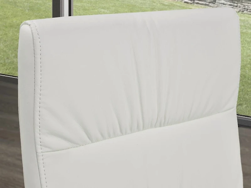 Fresno 5-Piece Dining Set, White/Gold<br>