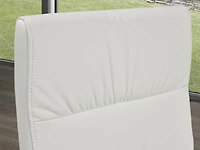 Fresno 5-Piece Dining Set, White/Gold<br>