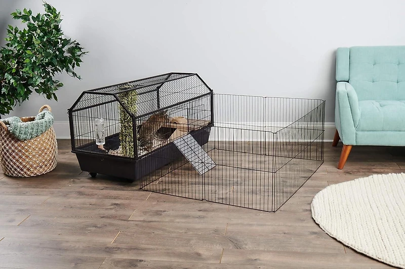 Oxbow Extra Large Habitat avec aire de jeux Noir