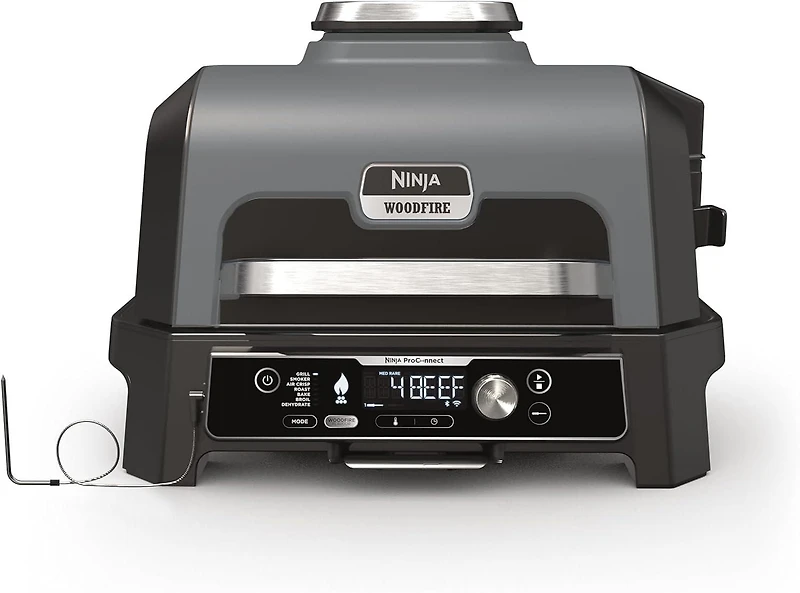 Gril et fumoir d'extérieur Ninja Woodfire Pro Connect™ XL