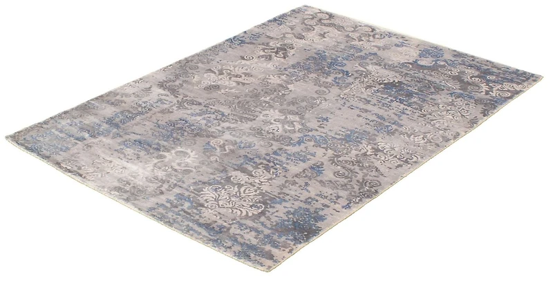 ECARPETGALLERY 4'11" x 7'11"  Contemporary Galleria Hand Loomed Area Rug for Living Room, Dining Room and Bedroom in Grey