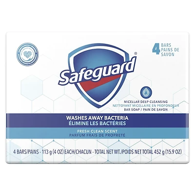 Safeguard Bar Soap Fresh Clean Scent