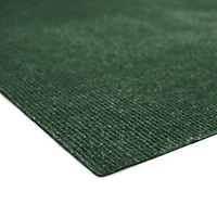 6 ft x 8 ft Green Needlepunch Indoor Outdoor Patio Rug