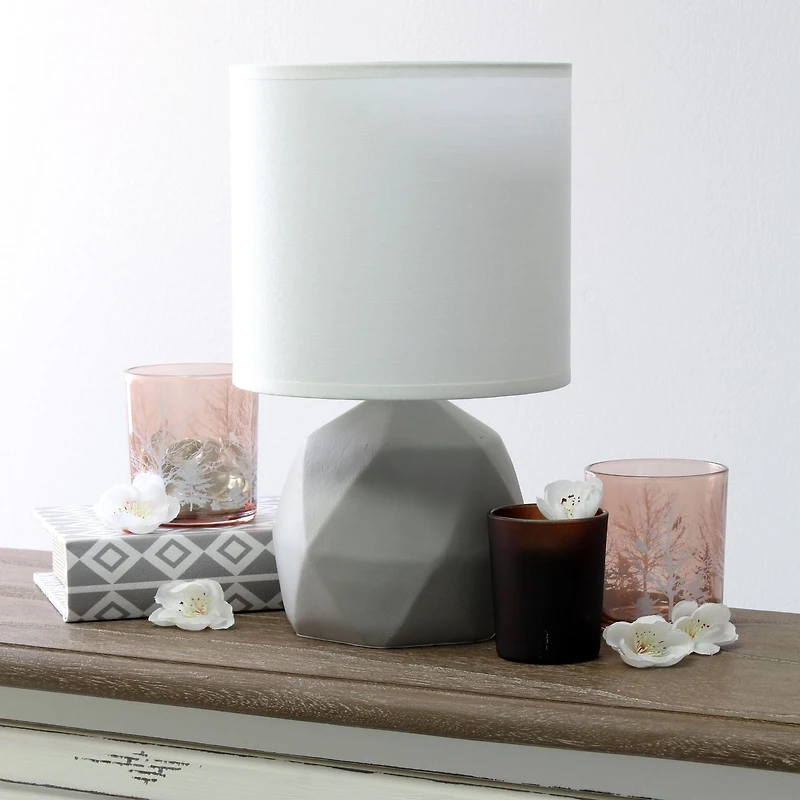 Lampe en béton géométrique Simple Designs
