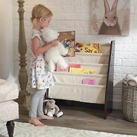 KidKraft Sling Bookshelf - Natural & Espresso